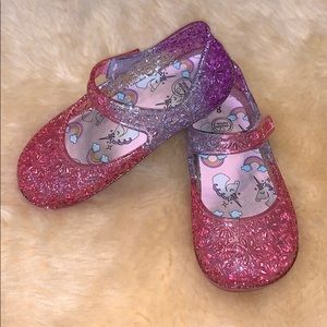 Pink & Purple Ombré Jelly Shoes